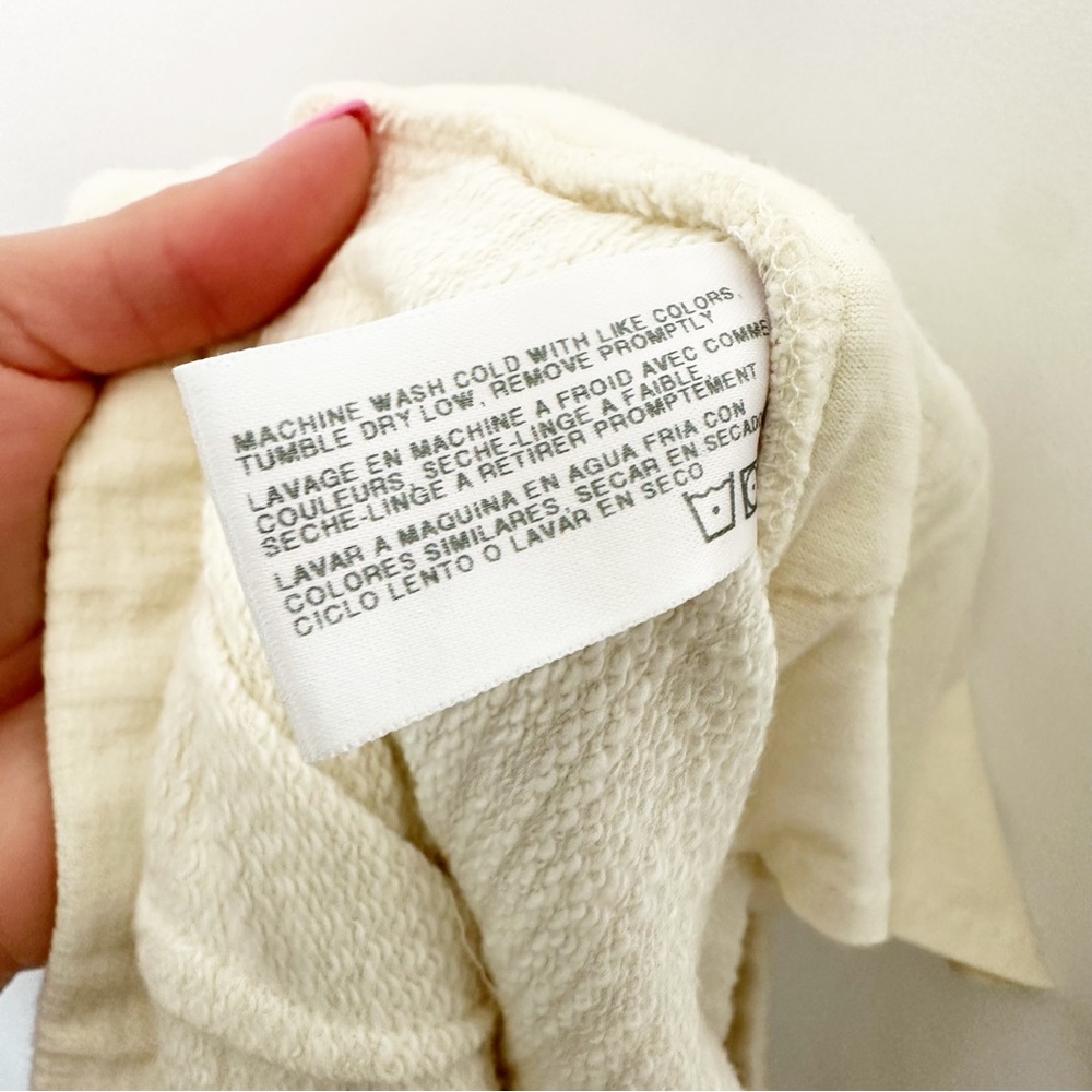AG Adriano Goldschmied The North Cotton Wide Leg Pants in Ivory - Picture 11 of 12